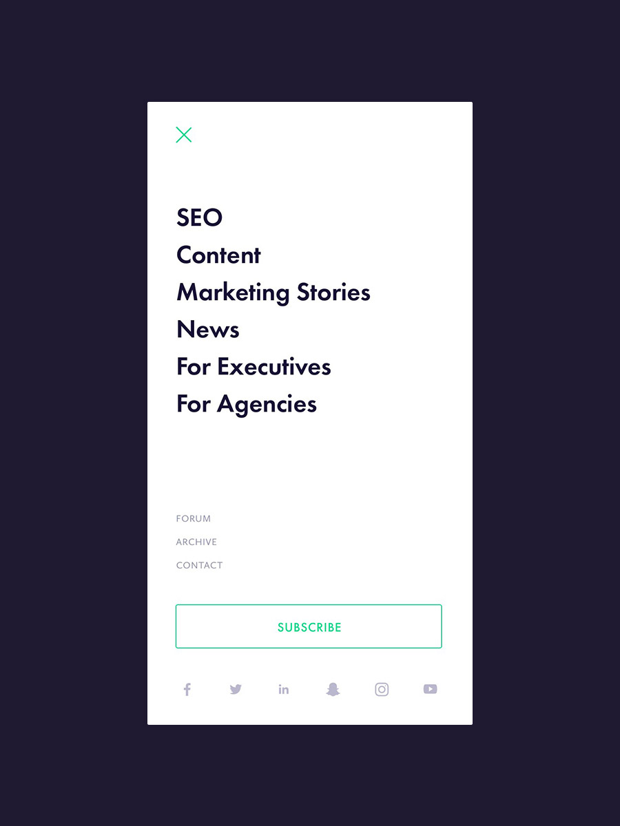 seo-blog mobile navigation menu